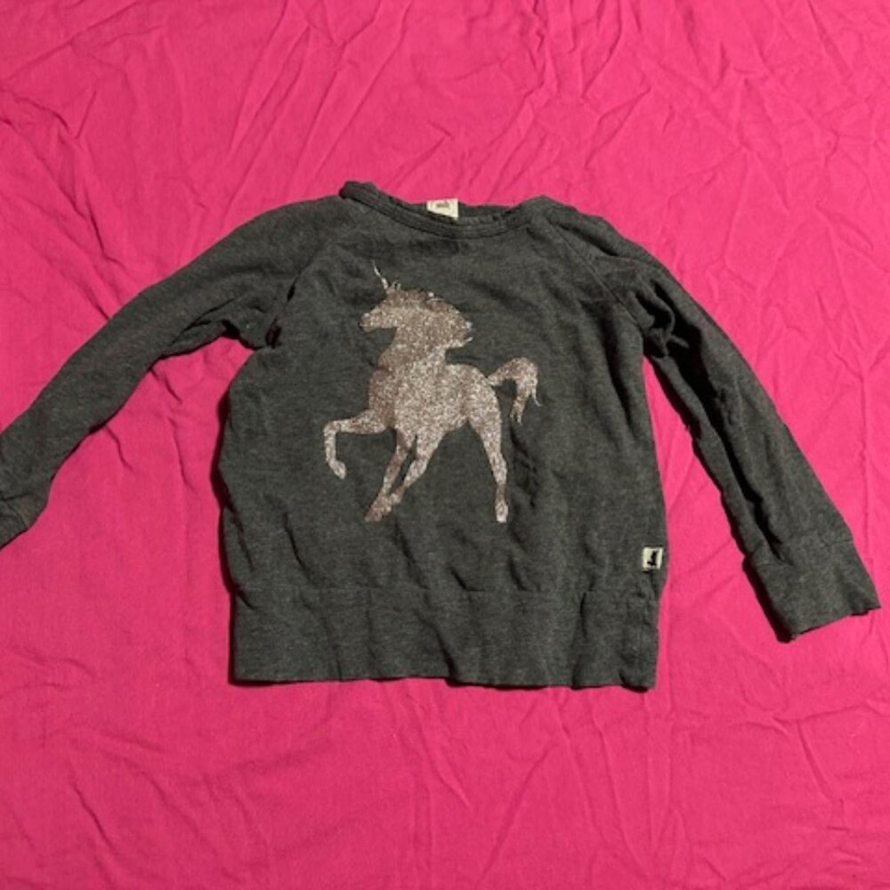 Little and Lively sparkly unicorn shirt size 12-18 month